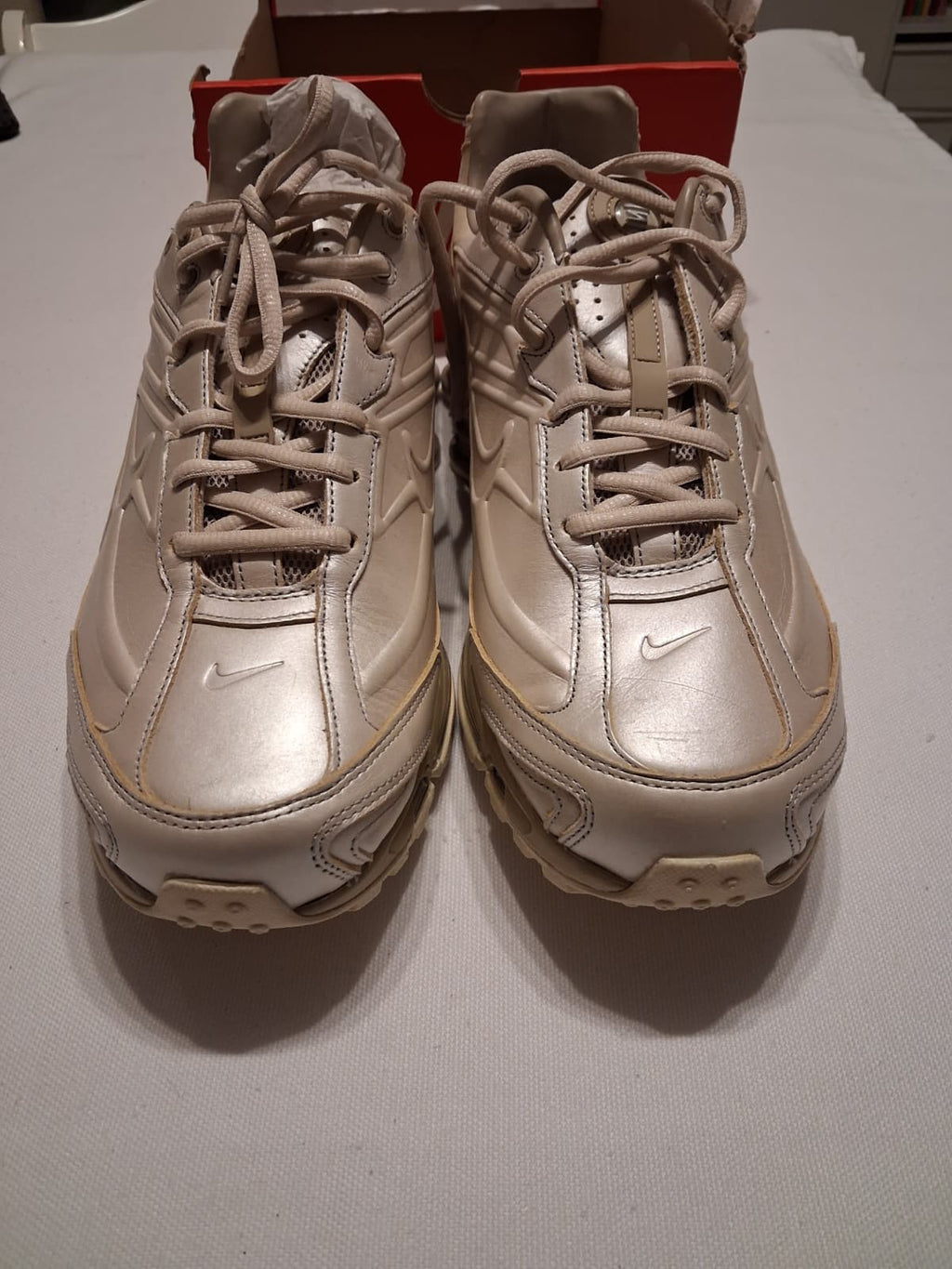 Nike shox ride 2 prm metallic silver/ LT khaki (46)(IH3653 095)