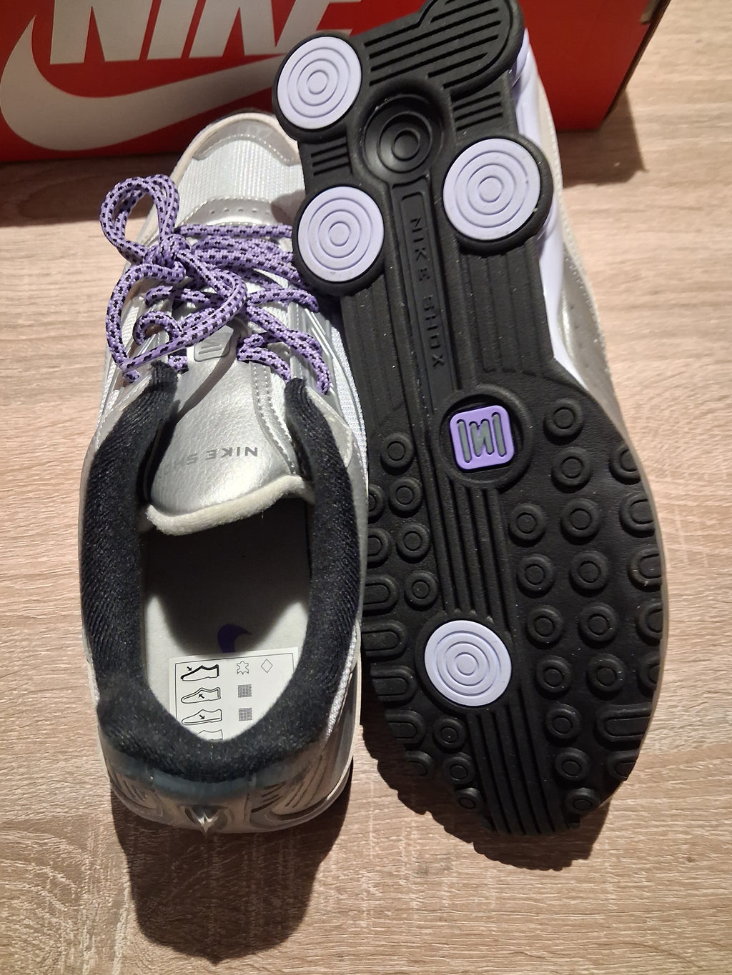 Nike Shox Enigma Metallic Silver / Cool Grey (42)(CT3450-001)