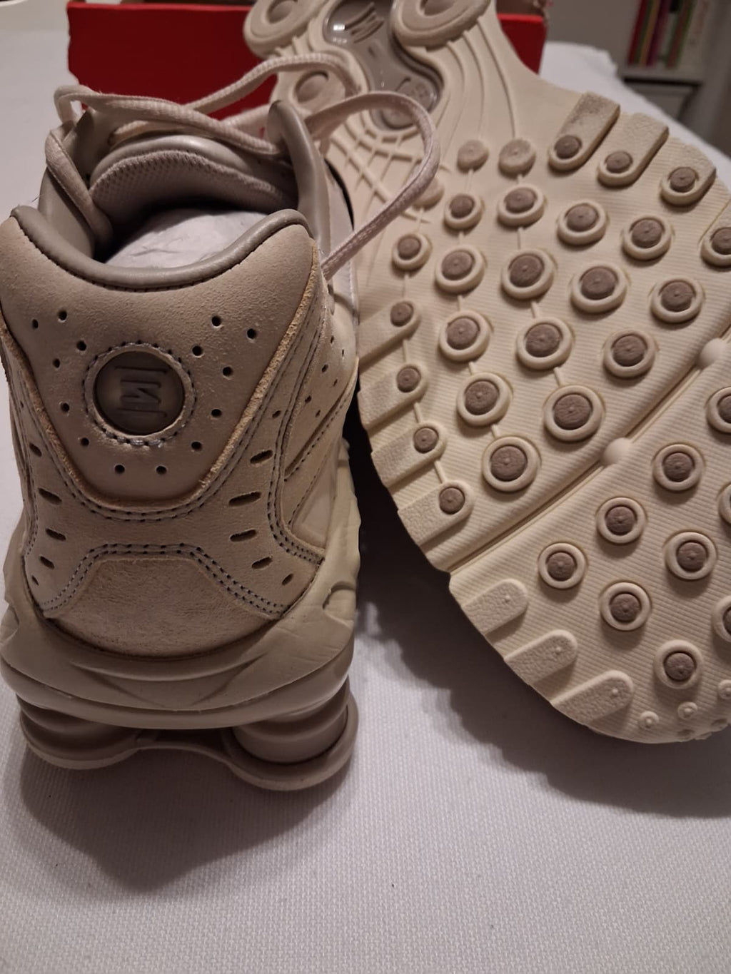 Nike shox ride 2 prm metallic silver/ LT khaki (46)(IH3653 095)