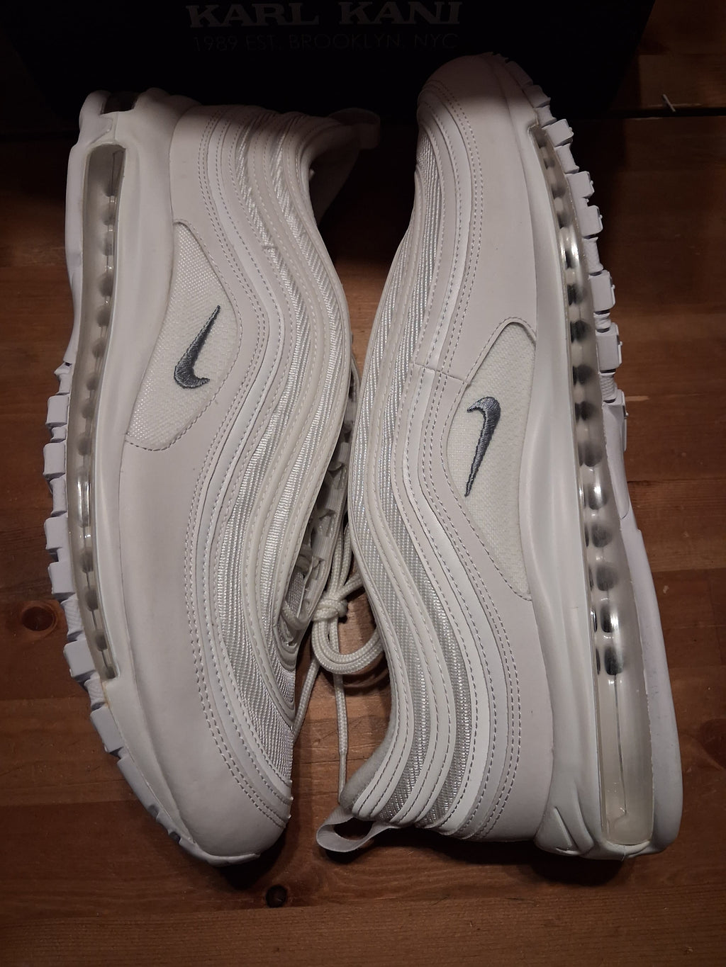nike Air max 97 white/ wolf grey - black (49.5)(921826 101)