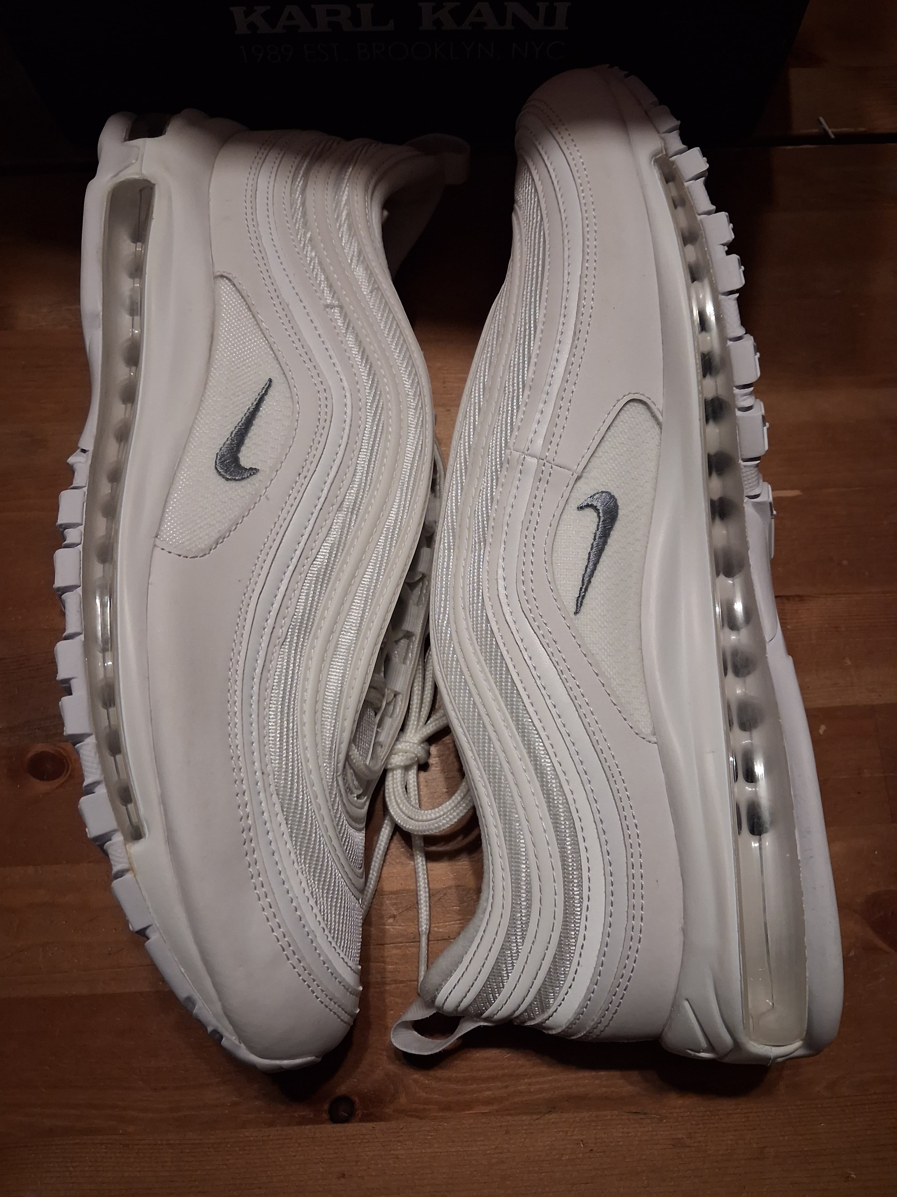 nike Air max 97 white/ wolf grey - black (49.5)(921826 101)