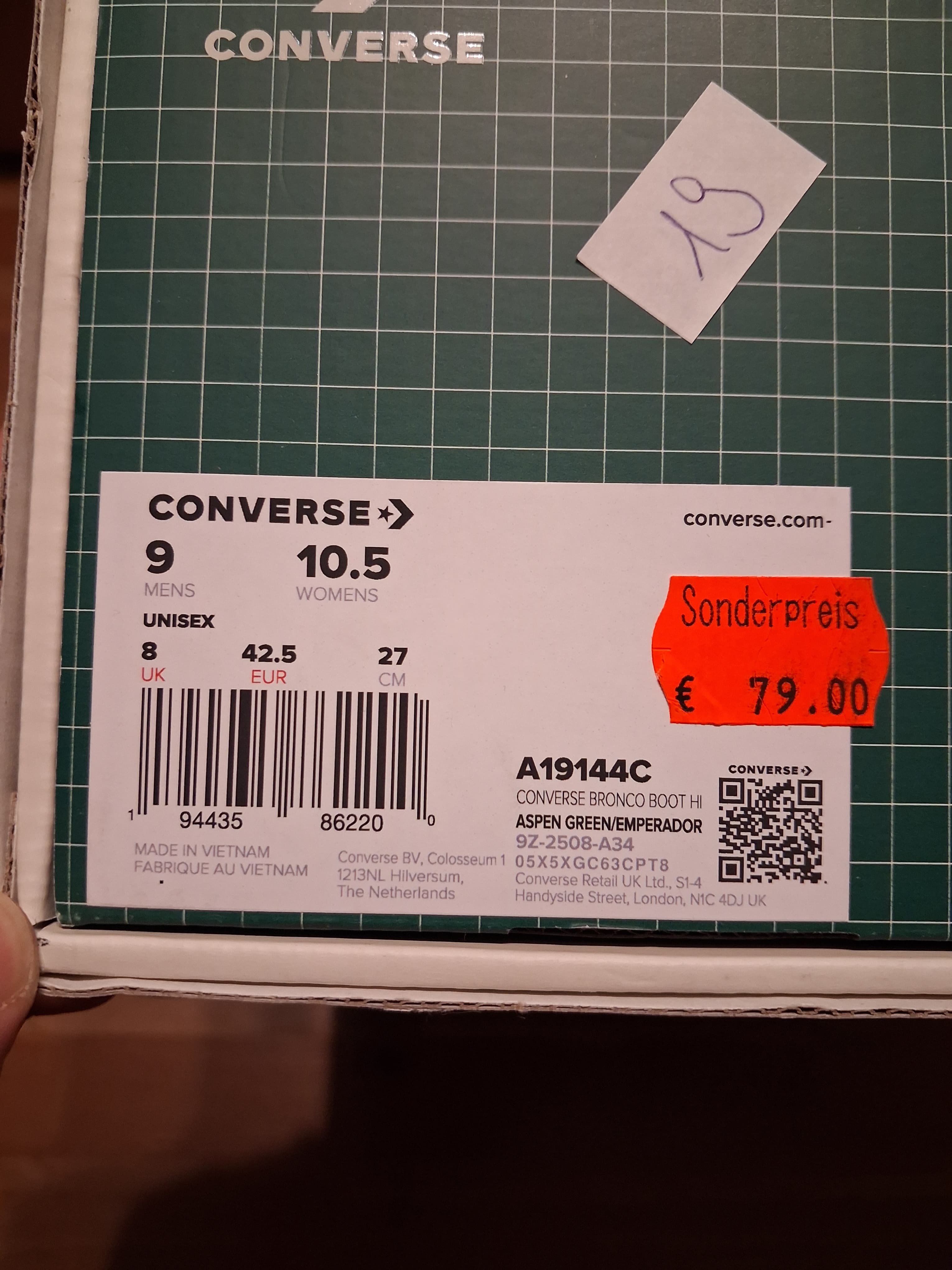 Converse x Tyler, The CreatorxGolf le Fleur Bronco Boot Hi (42.5)