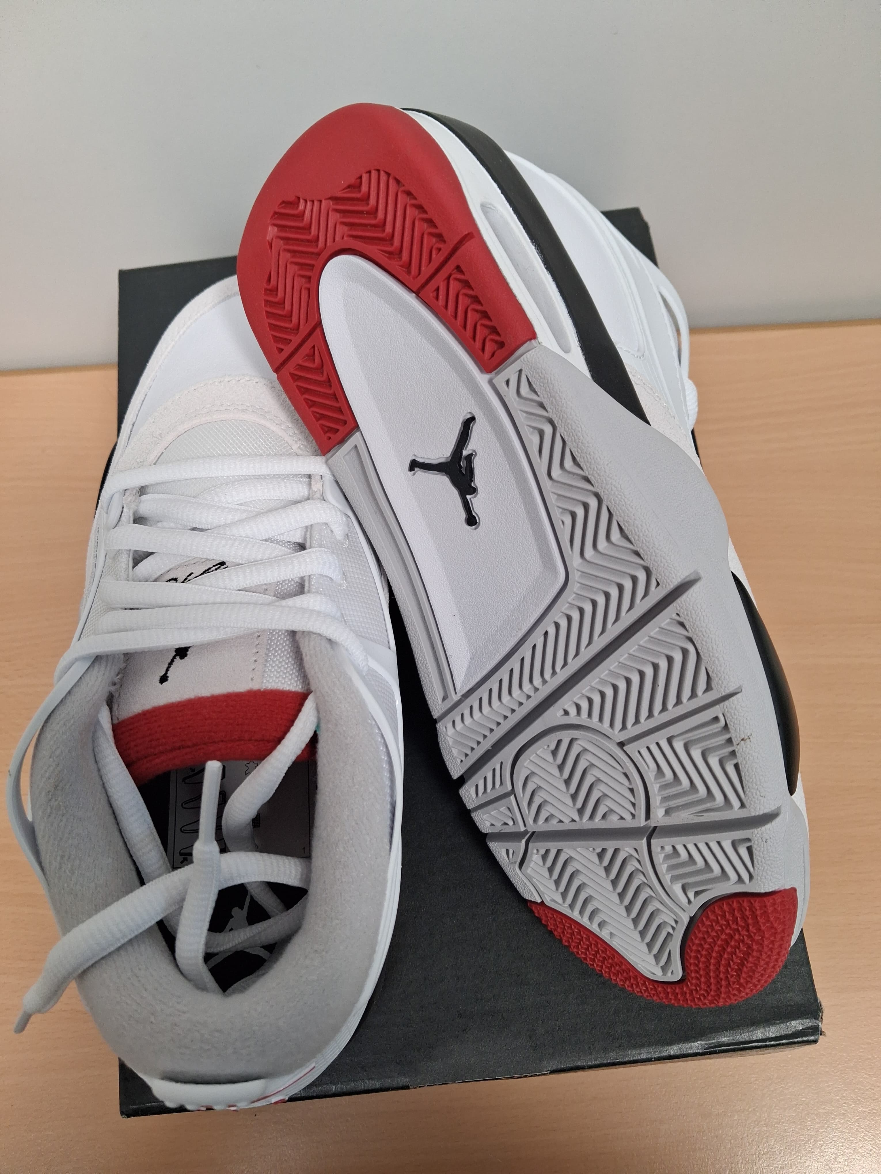 Air Jordan 4 rm (gs) white/versity red - black (38)(FQ7938 102)