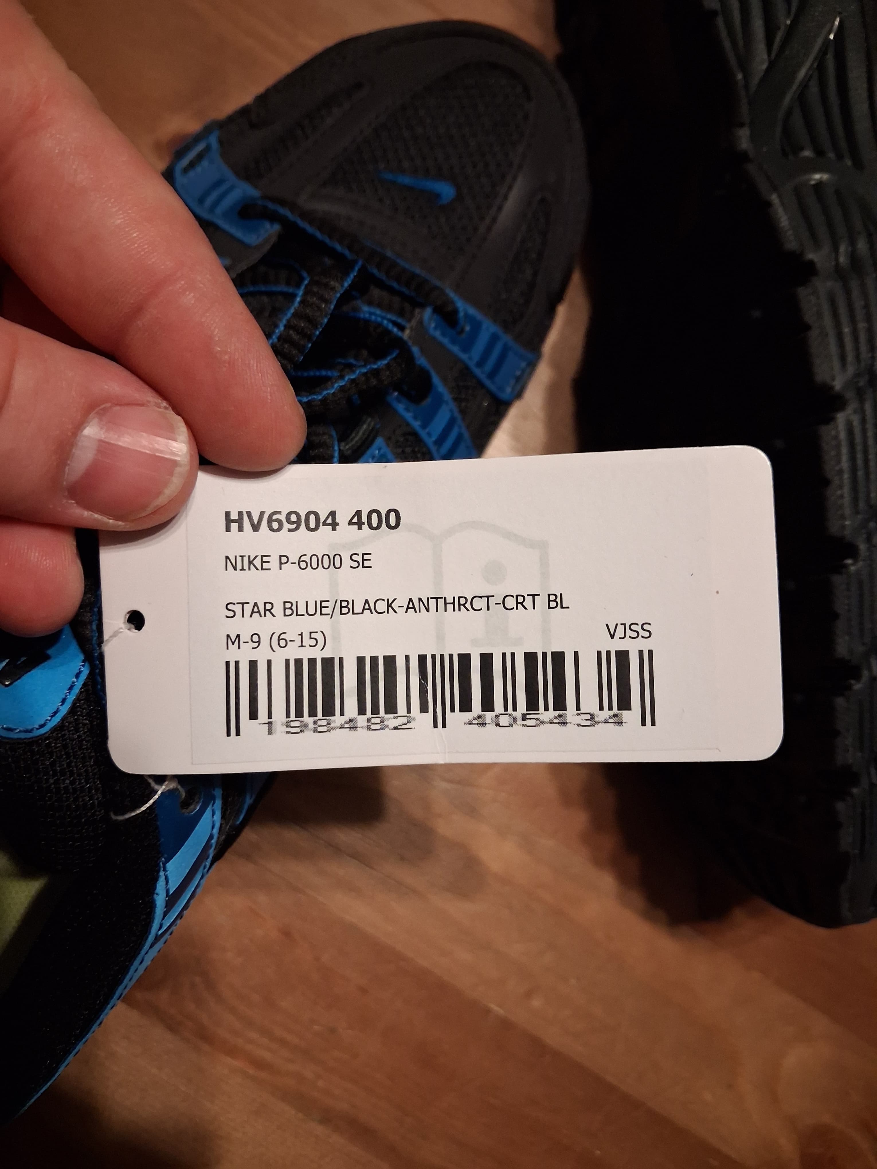 Nike p6000 star blue/black (42.5)(hv6904 400)