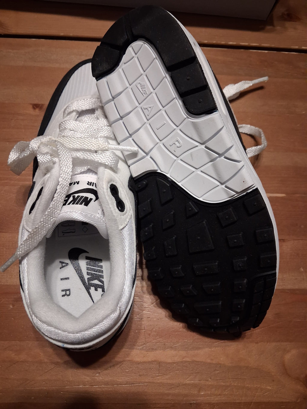 nike air max 1 white/black-summit white (36.5 +37.5)(dz2628102)