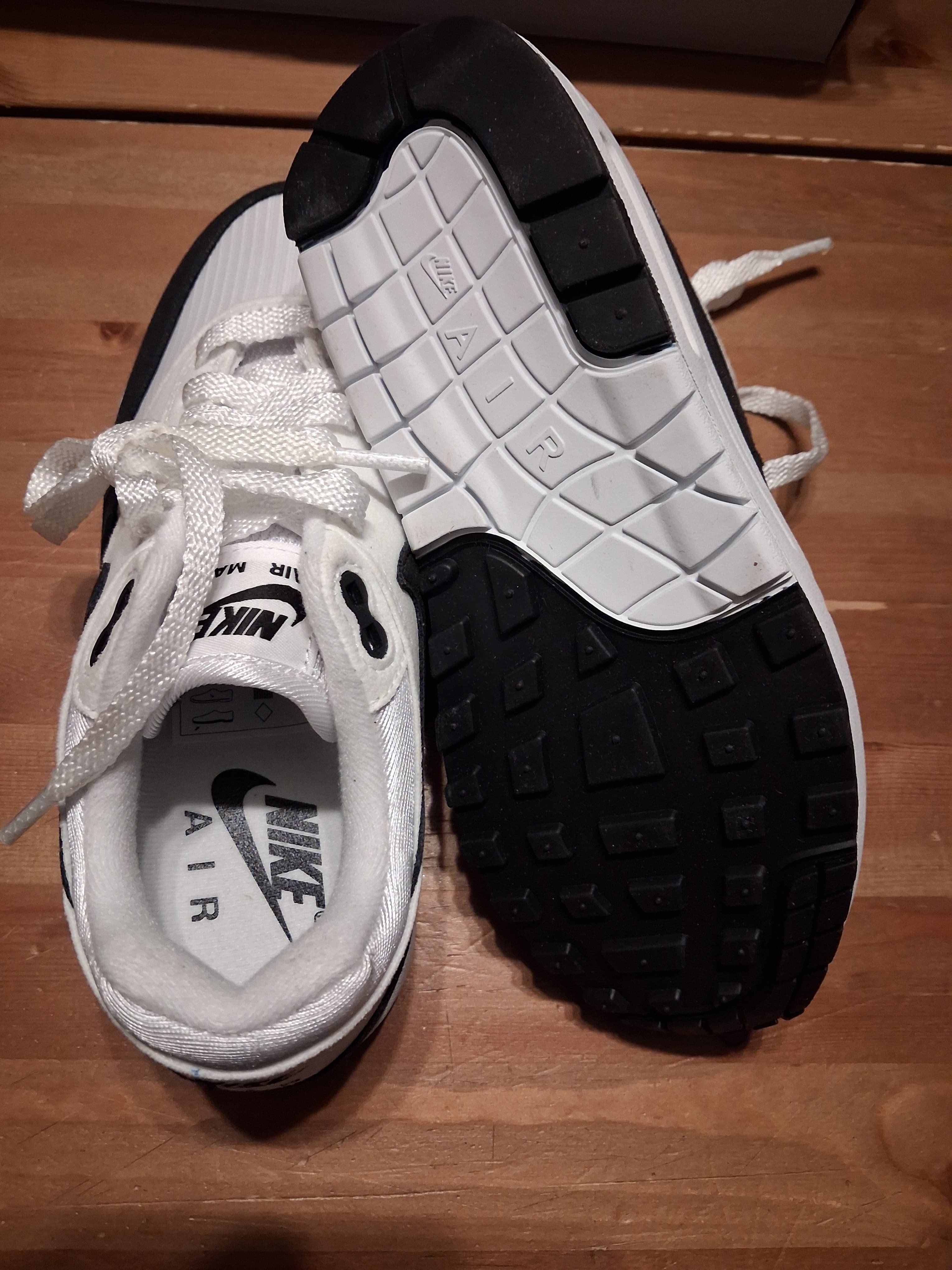 nike air max 1 white/black-summit white (36.5 +37.5)(dz2628102)