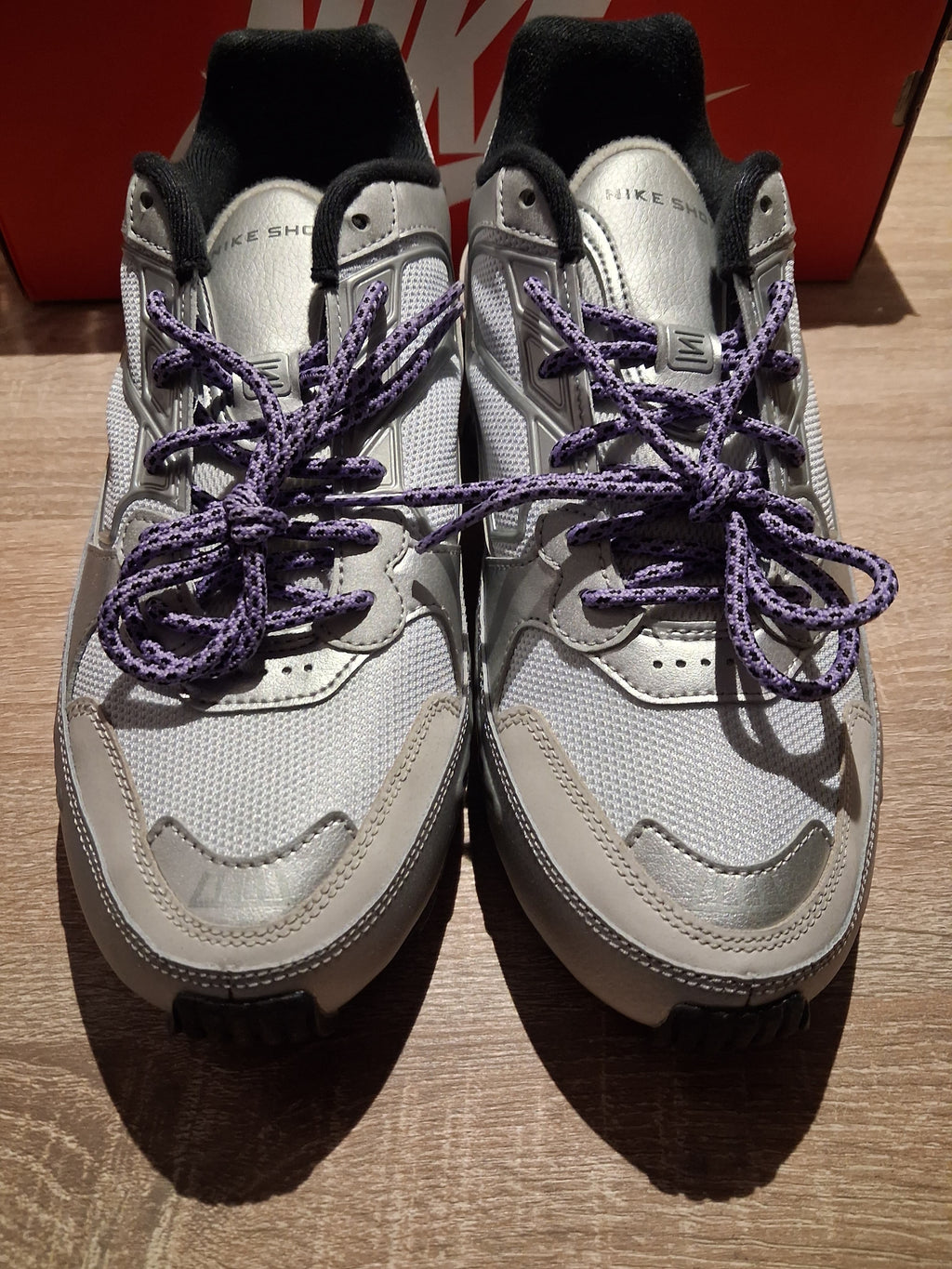 Nike Shox Enigma Metallic Silver / Cool Grey (42)(CT3450-001)