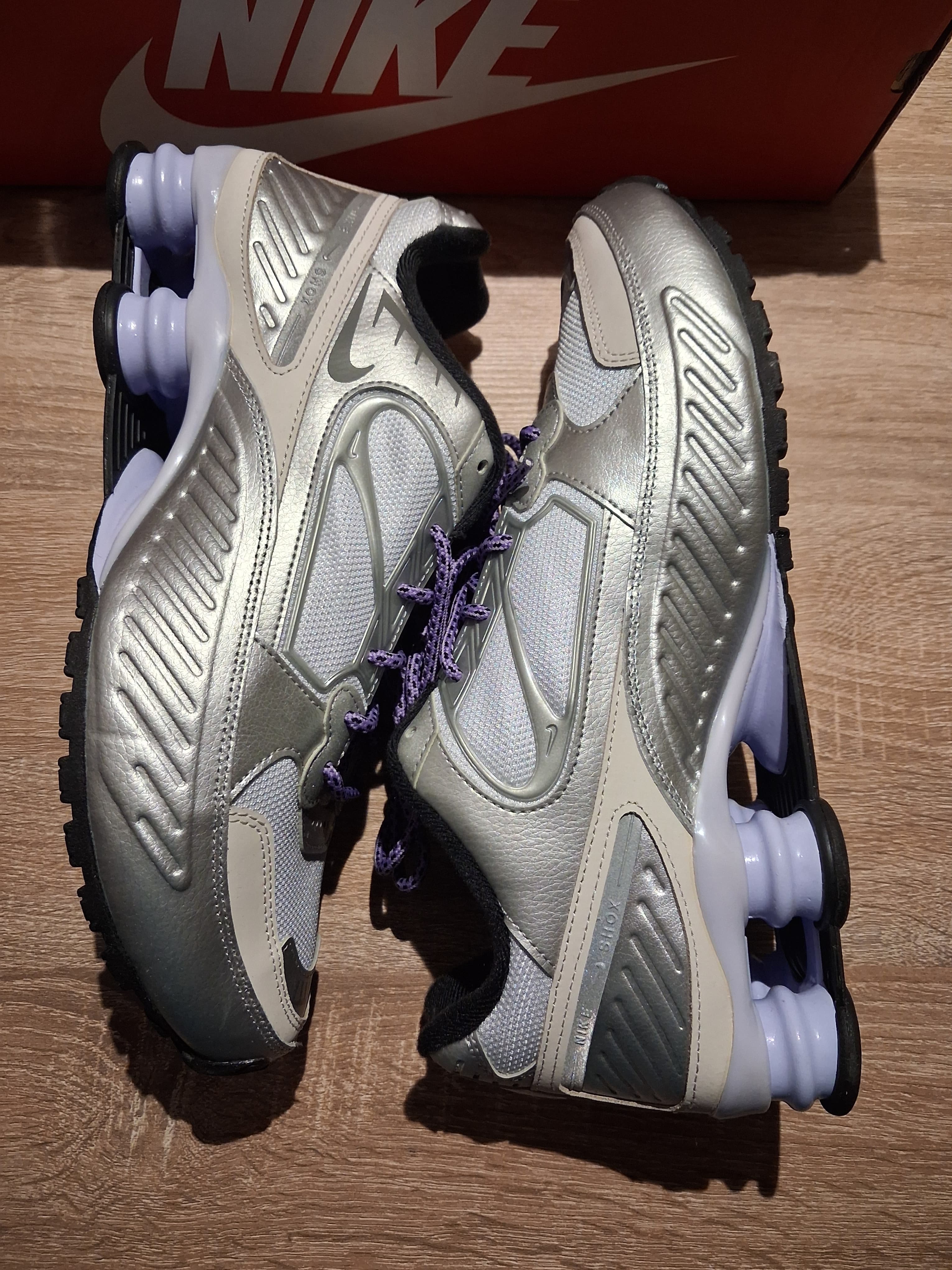 Nike Shox Enigma Metallic Silver / Cool Grey (42)(CT3450-001)