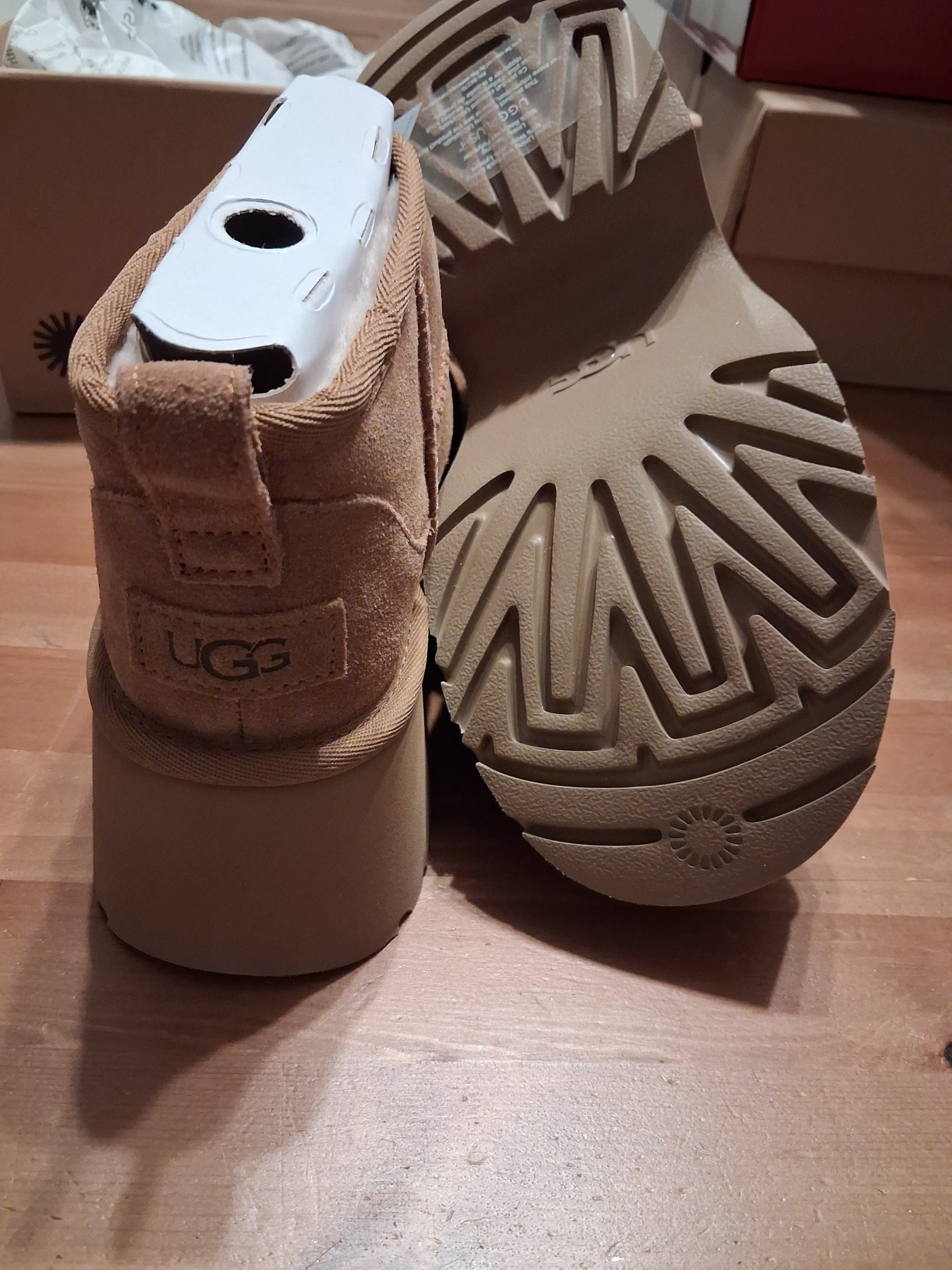 UGG W Classic Ultra Mini New Heights - Chestnut / Hellbraun (36) (1158311)
