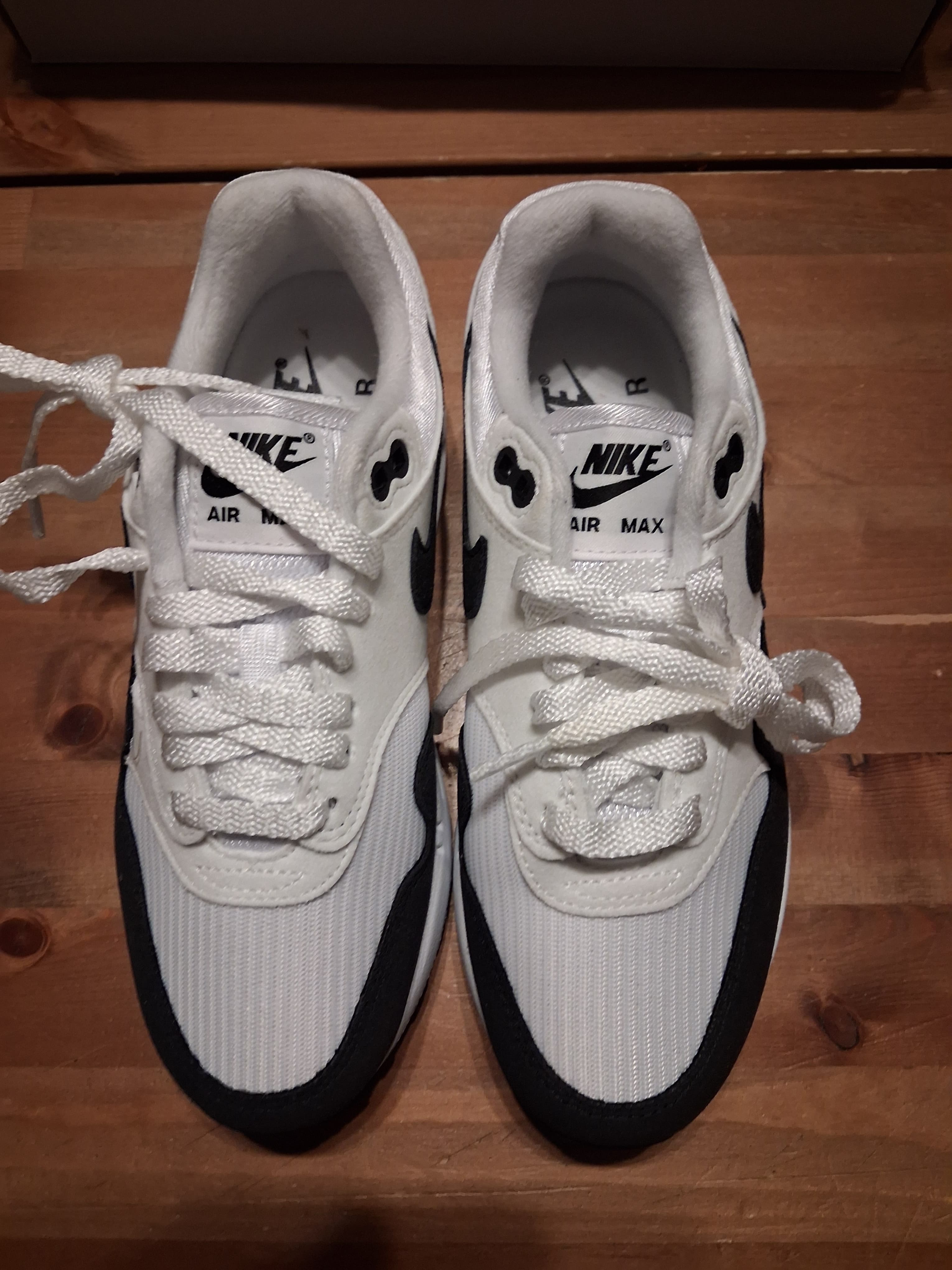 nike air max 1 white/black-summit white (36.5 +37.5)(dz2628102)