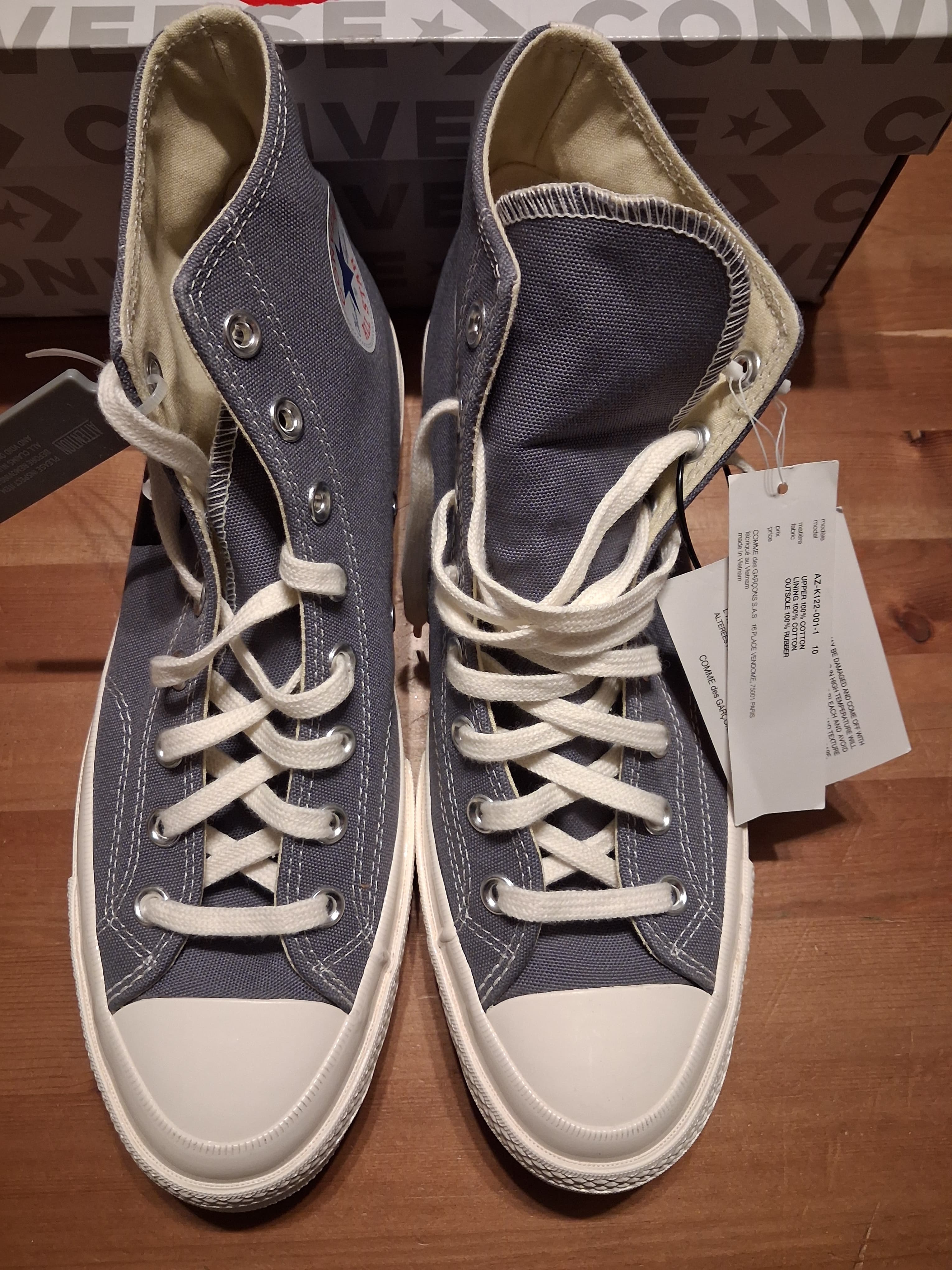 Converse Chuck Taylor All Star 70 Hi x COMME des GARÇONS PLAY(44)(171847C)