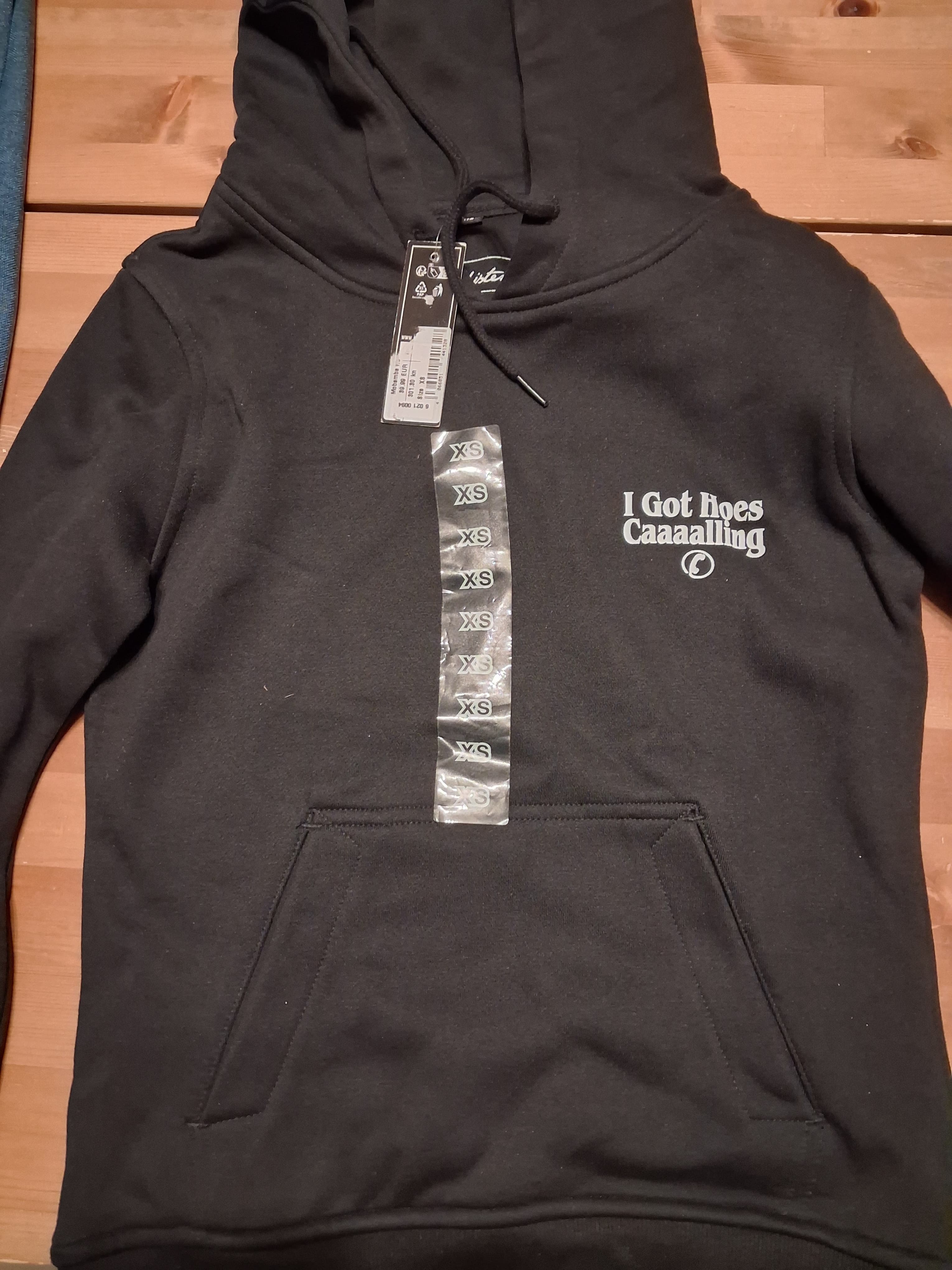 Mister tee hoodie schwarz XS