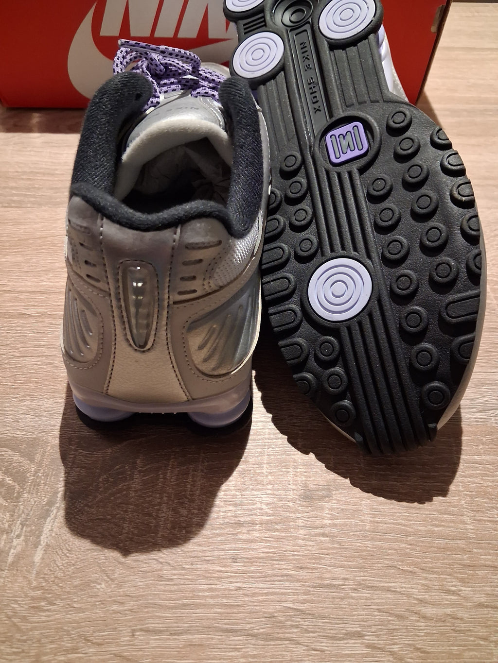 Nike Shox Enigma Metallic Silver / Cool Grey (42)(CT3450-001)