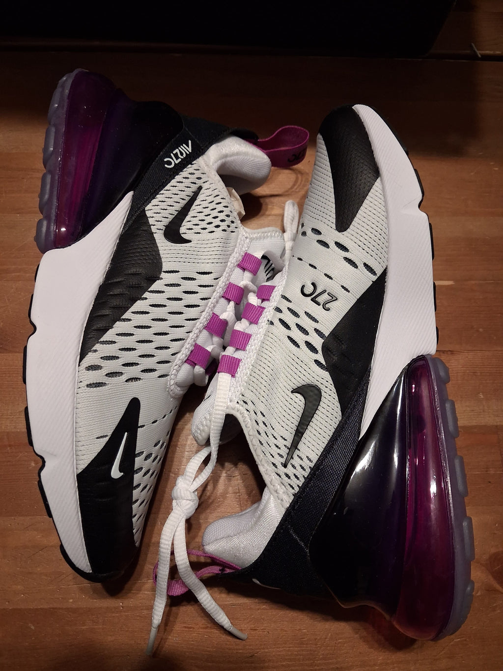 nike Air max 270 white/black - fuchisa dream (37.5)(AH6789 113)