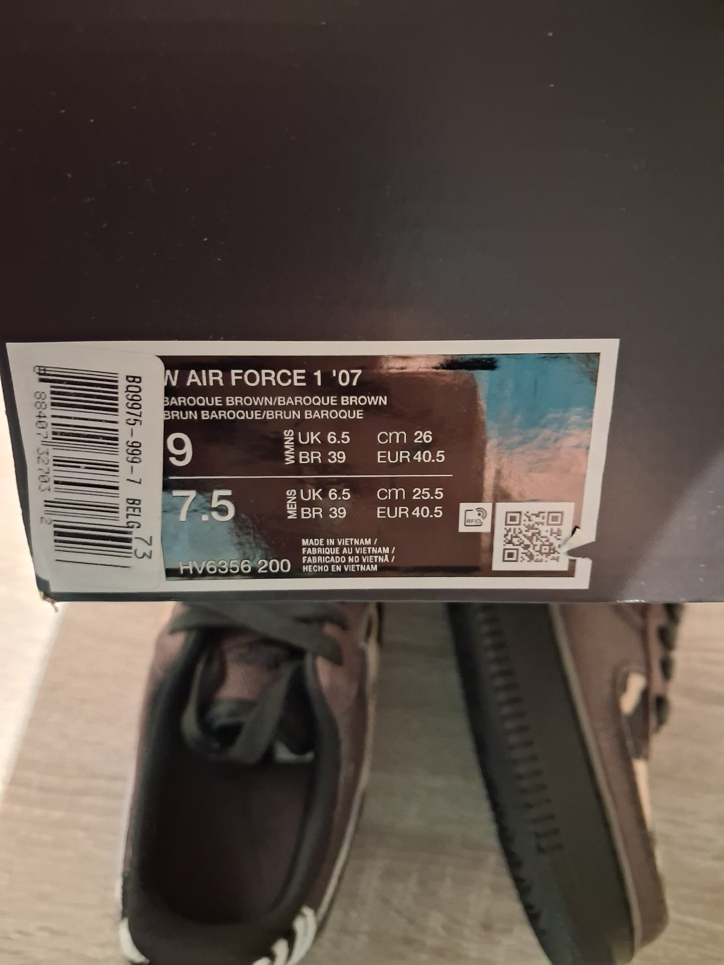Nike Air Force 1 '07 LV8 3 "Baroque Brown / Animal Pack" (40.5)(HV6356-200)