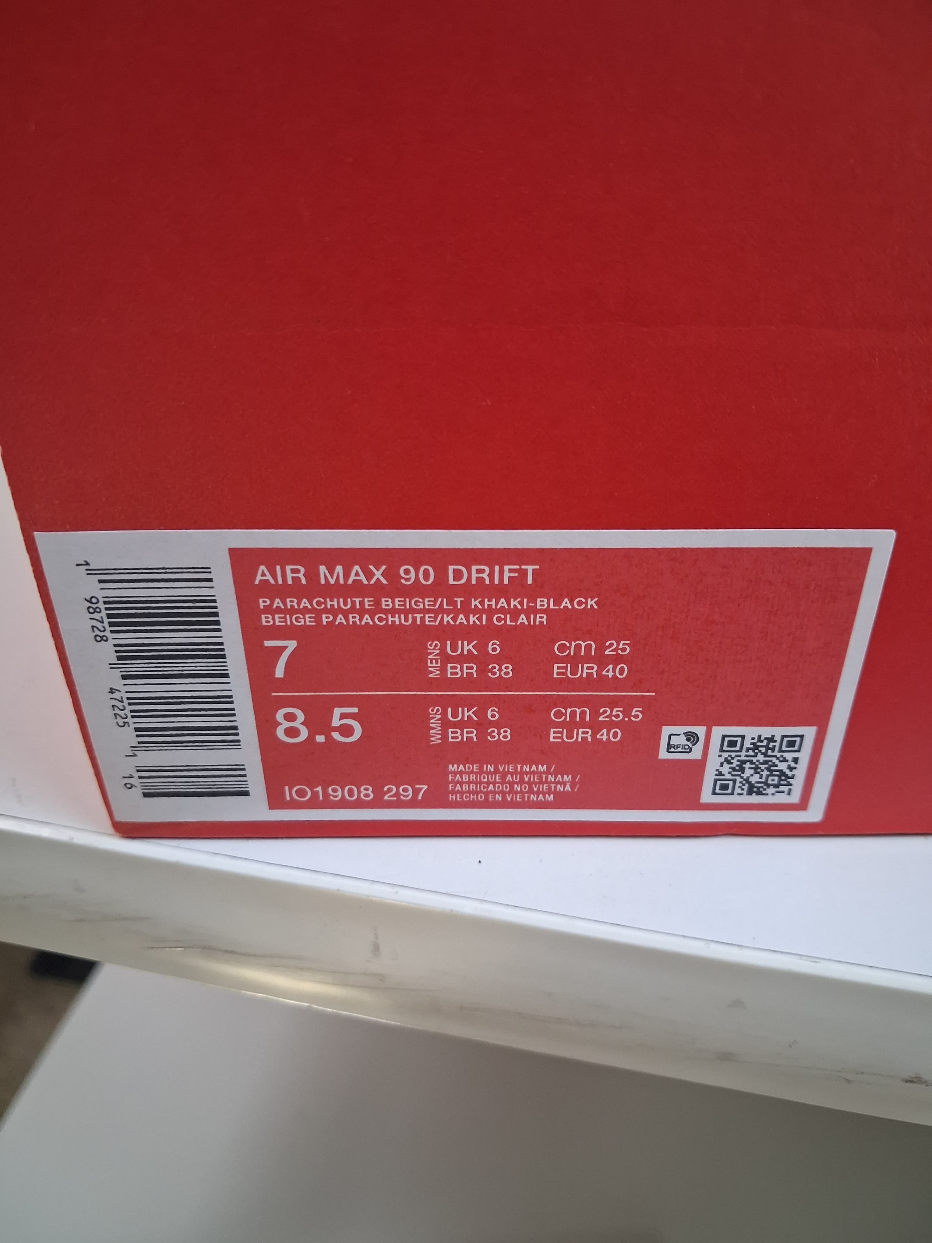 Nike Air max 90 Drift par. beige/ LT khaki-black (40)(IO1908 297)