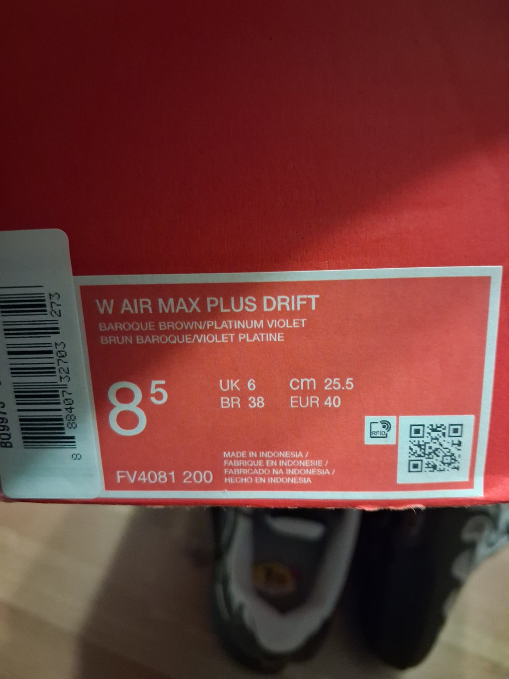 nike air max plus drift baroqur brown (40)(41)(fv4081 200)