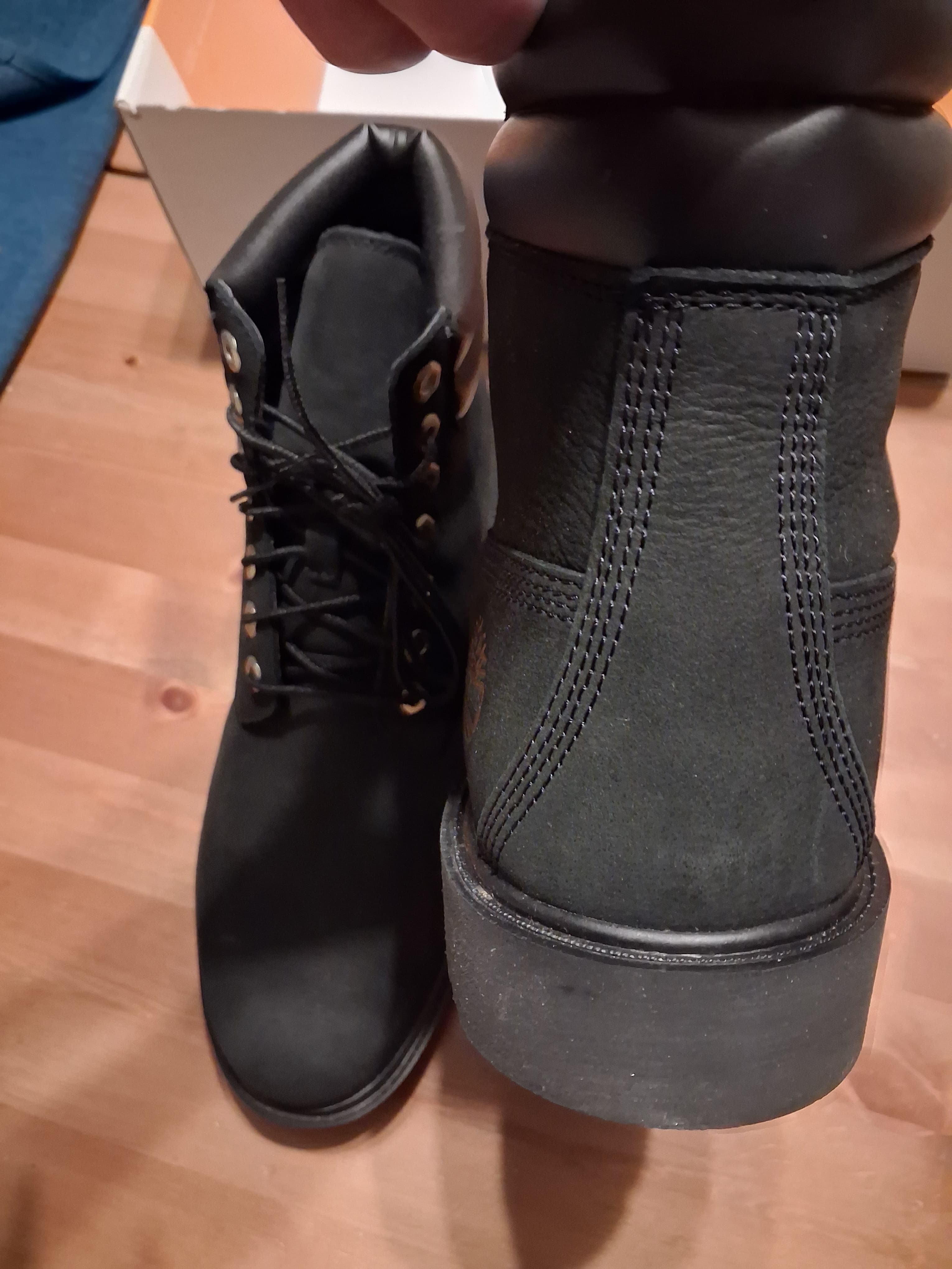 Timberland 6 inch lace boot jet black (43)