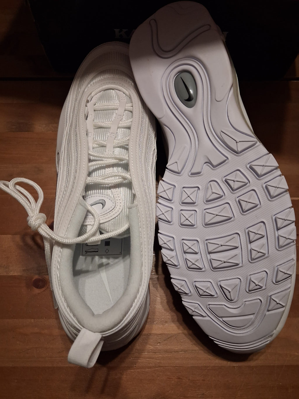 nike Air max 97 white/ wolf grey - black (49.5)(921826 101)