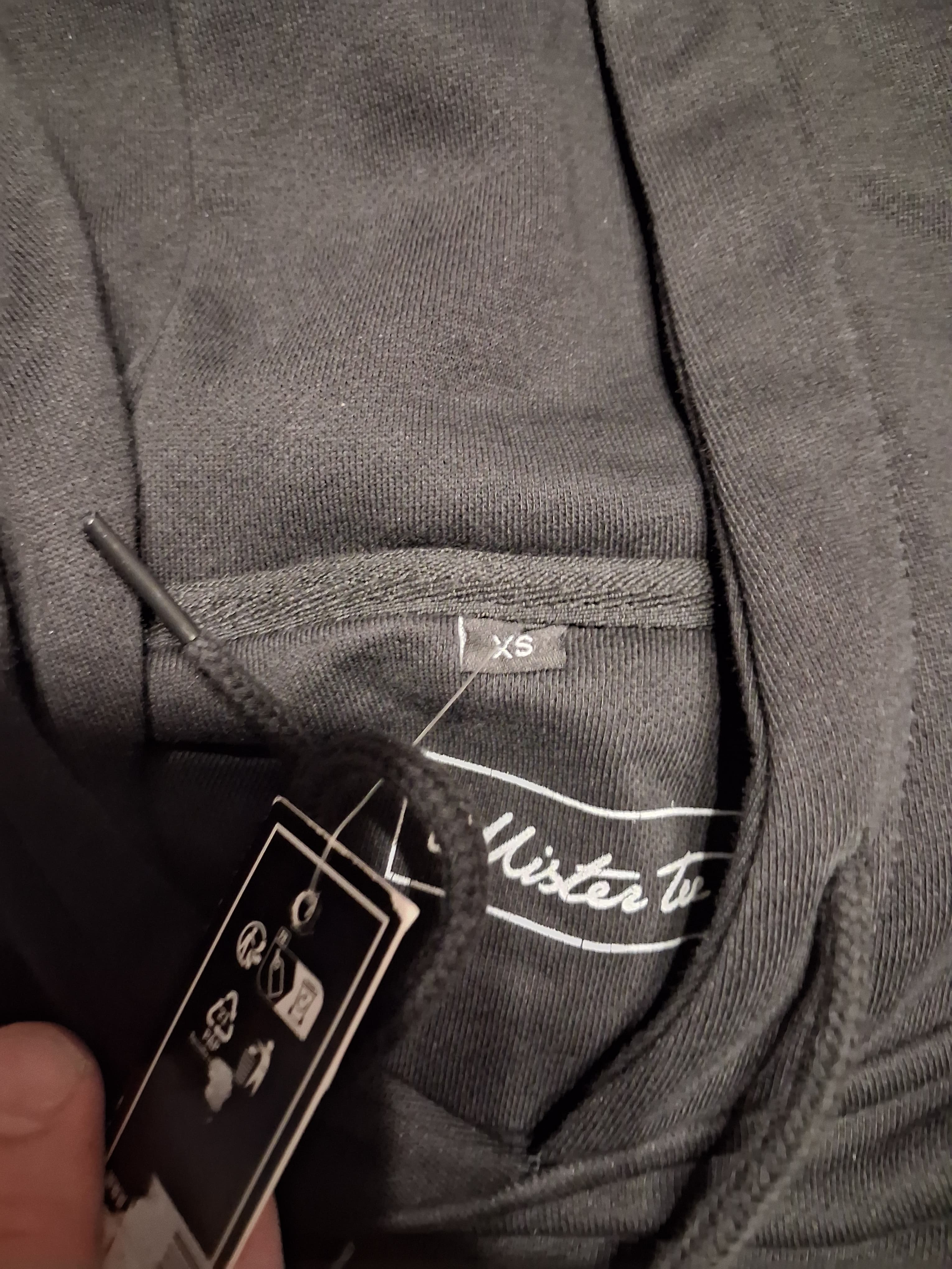 Mister tee hoodie schwarz XS