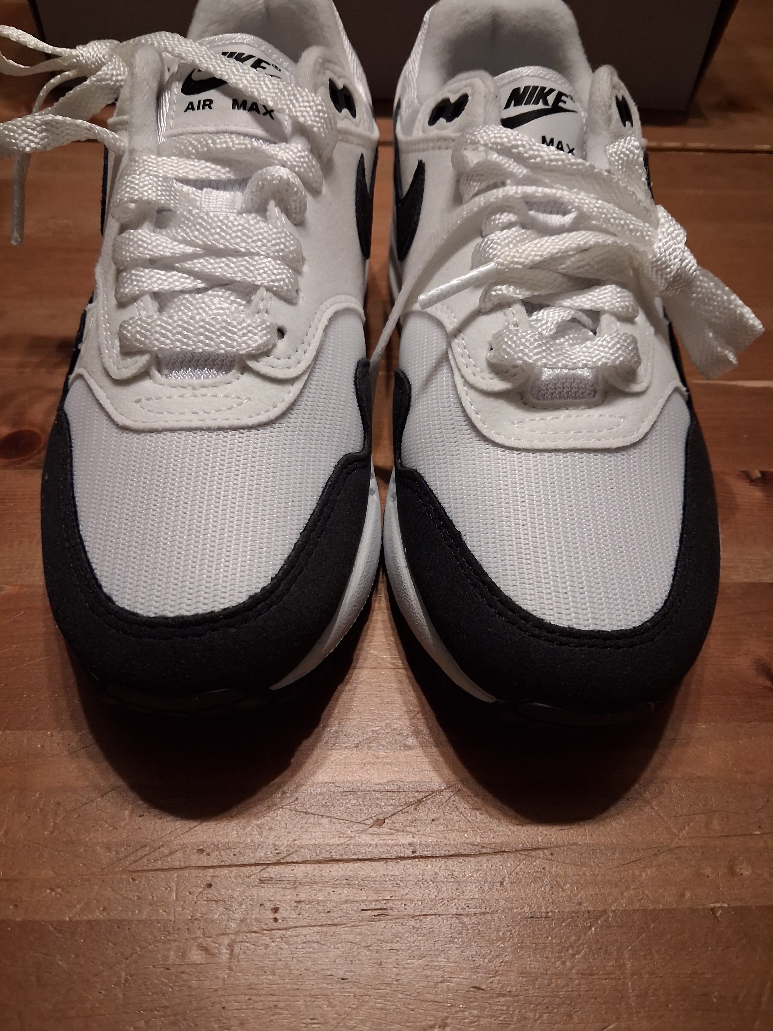 nike air max 1 white/black-summit white (36.5 +37.5)(dz2628102)